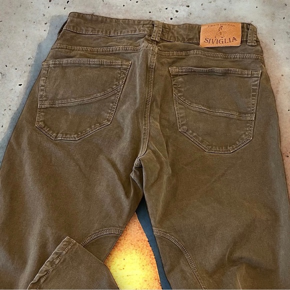 Siviglia Made in Italy Jeans/khaki color Unisex Size 31 - Picture 9 of 14